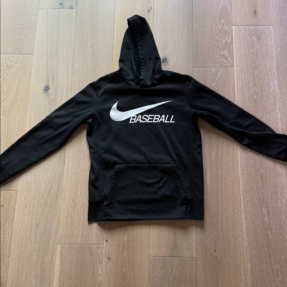 Nike Black Baseball Hoodie Adult Medium M